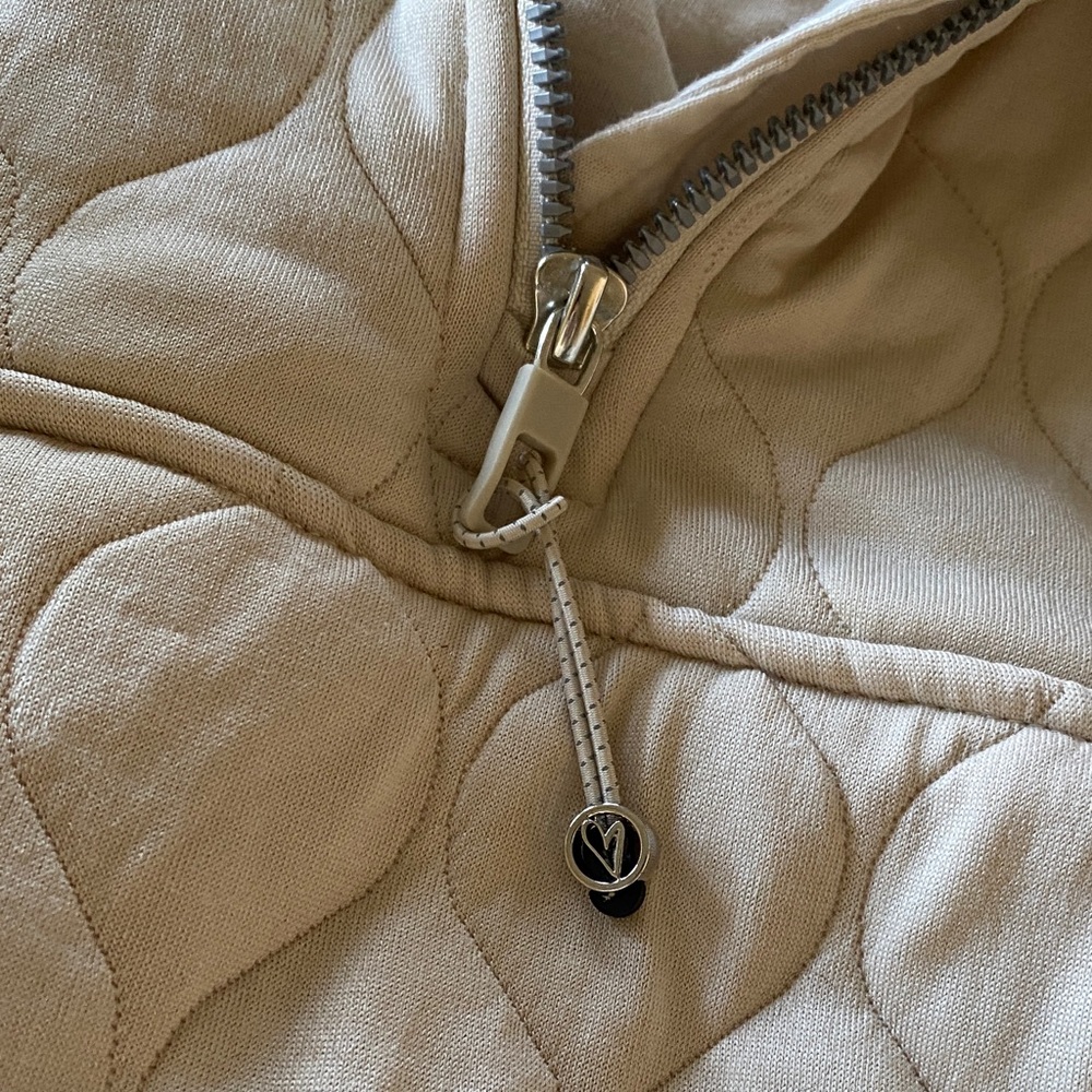 Softest Quilted Crop Half Zip Sweatshirt Jacket Sweater Yoga Zara Athleta - Picture 13 of 14